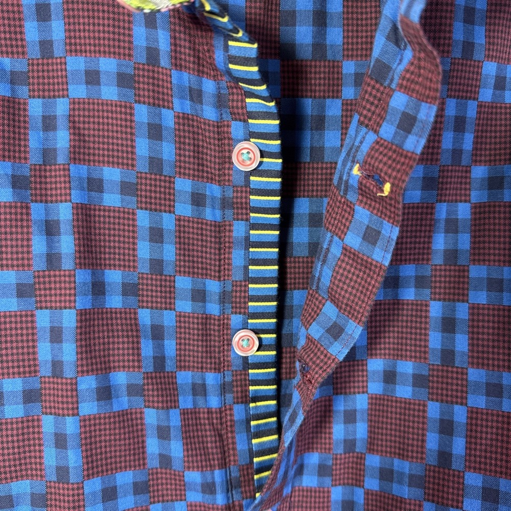 Robert Graham Infrared Long Sleeve Button Down Tailored Fit Shirt 2XL - Picture 14 of 14